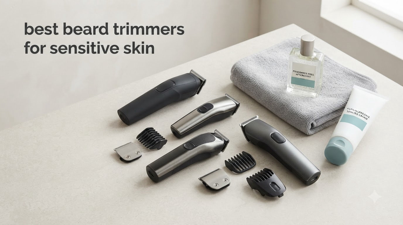 best beard trimmers for sensitive skin