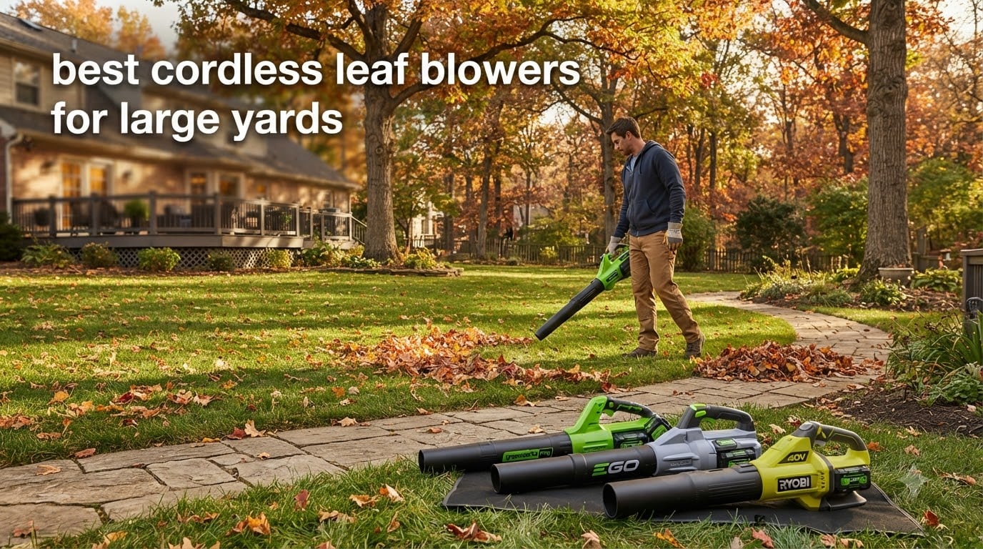 best cordless leaf blowers for large yards