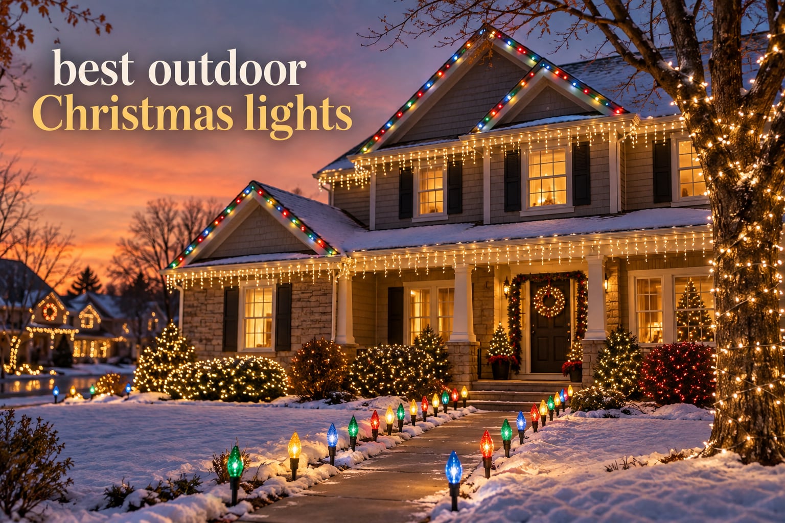 best outdoor Christmas lights