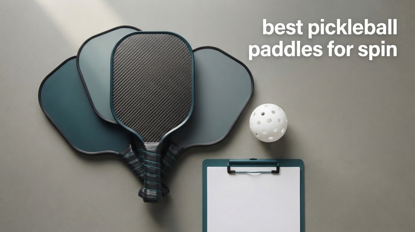 best pickleball paddles for spin
