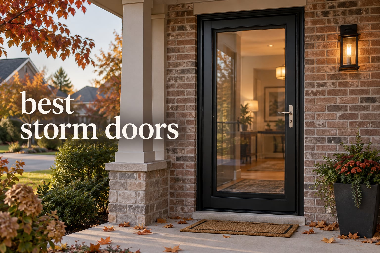 best storm doors