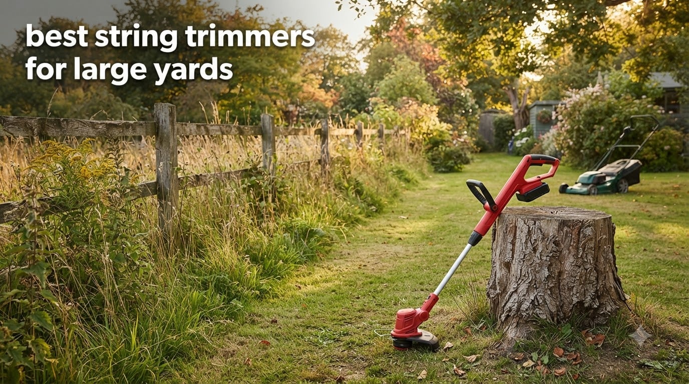 best string trimmers for large yards