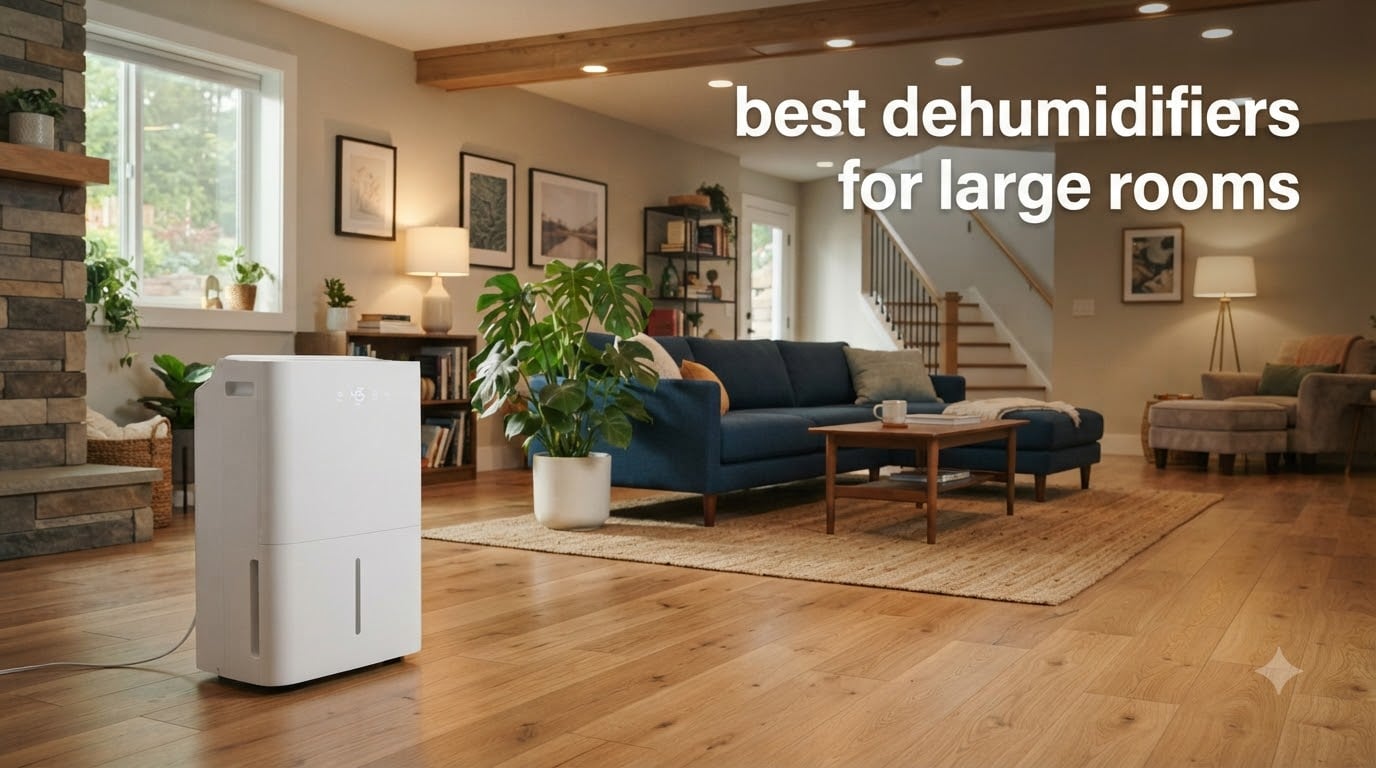 best dehumidifiers for large rooms
