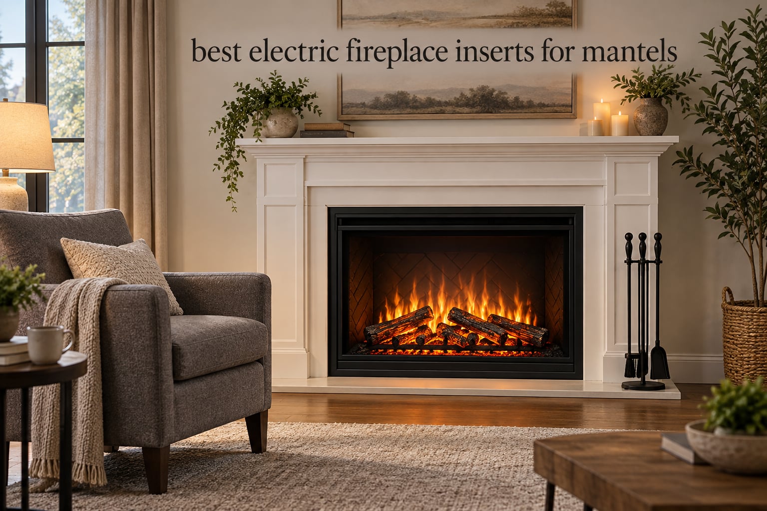 best electric fireplace inserts for mantels