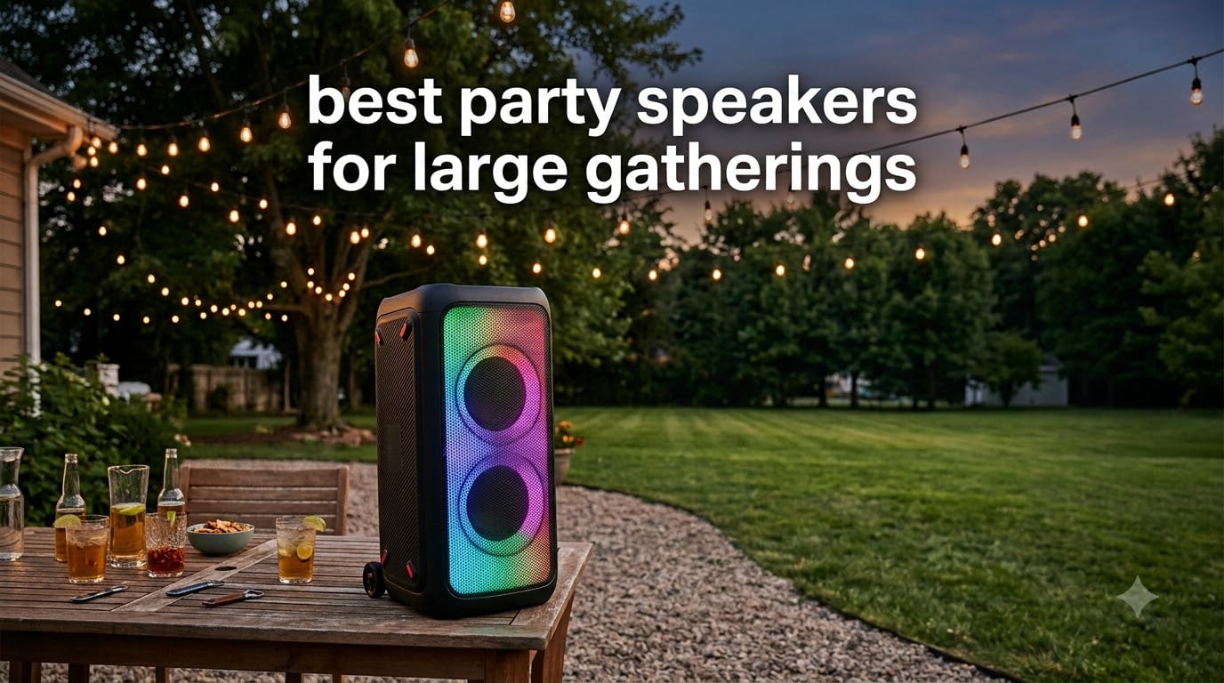 best party speakers for large gatherings