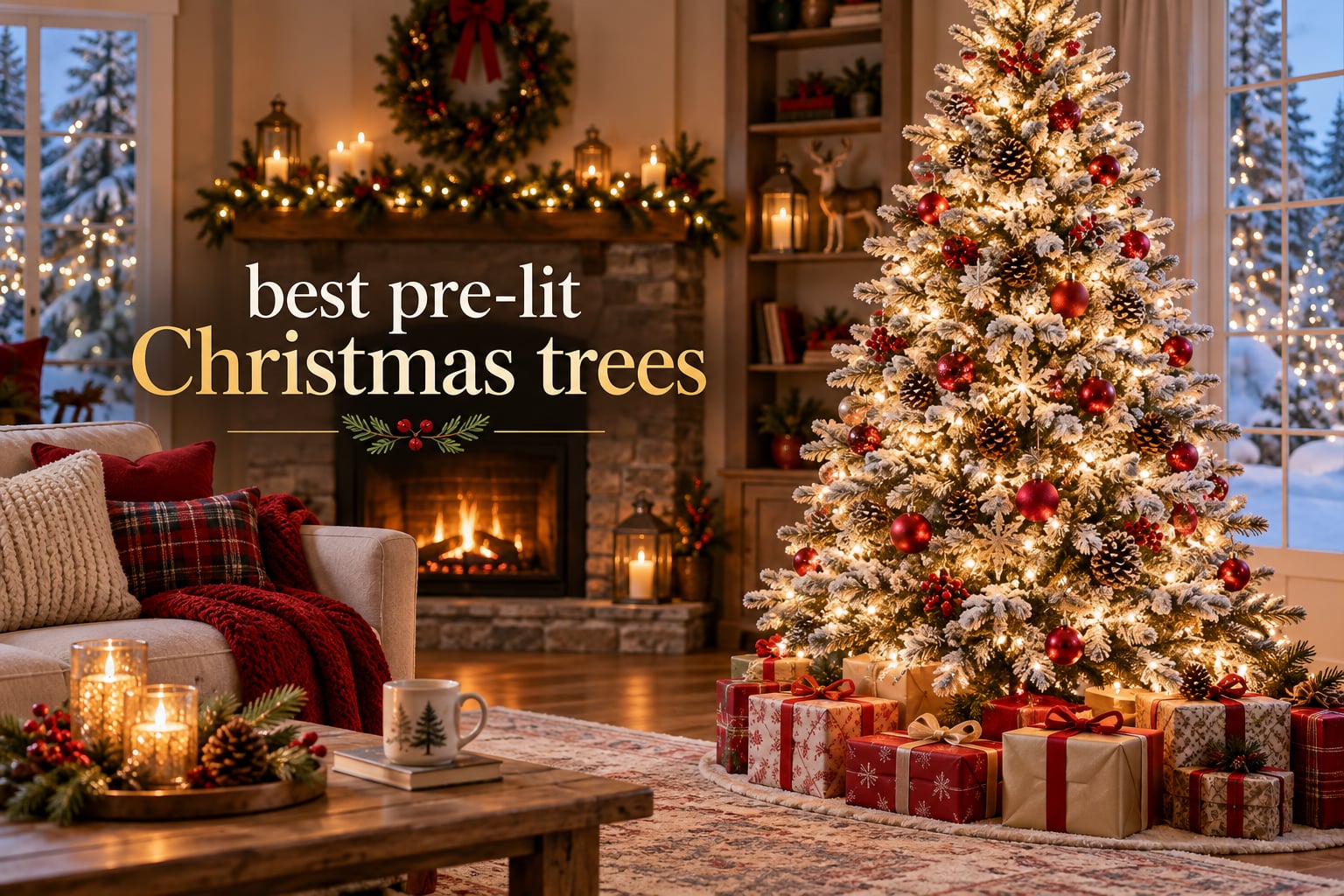 best pre-lit Christmas trees