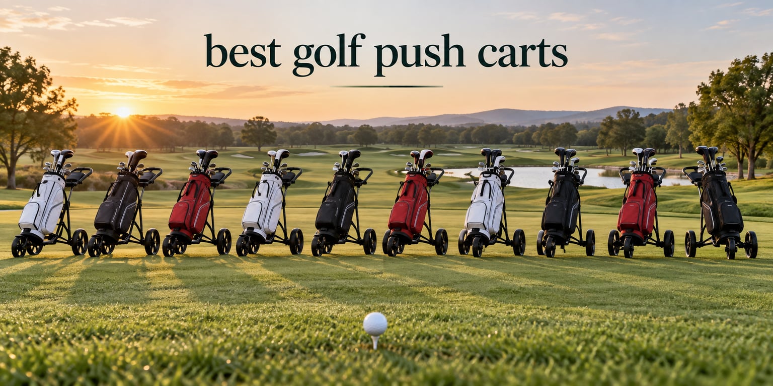 best golf push carts