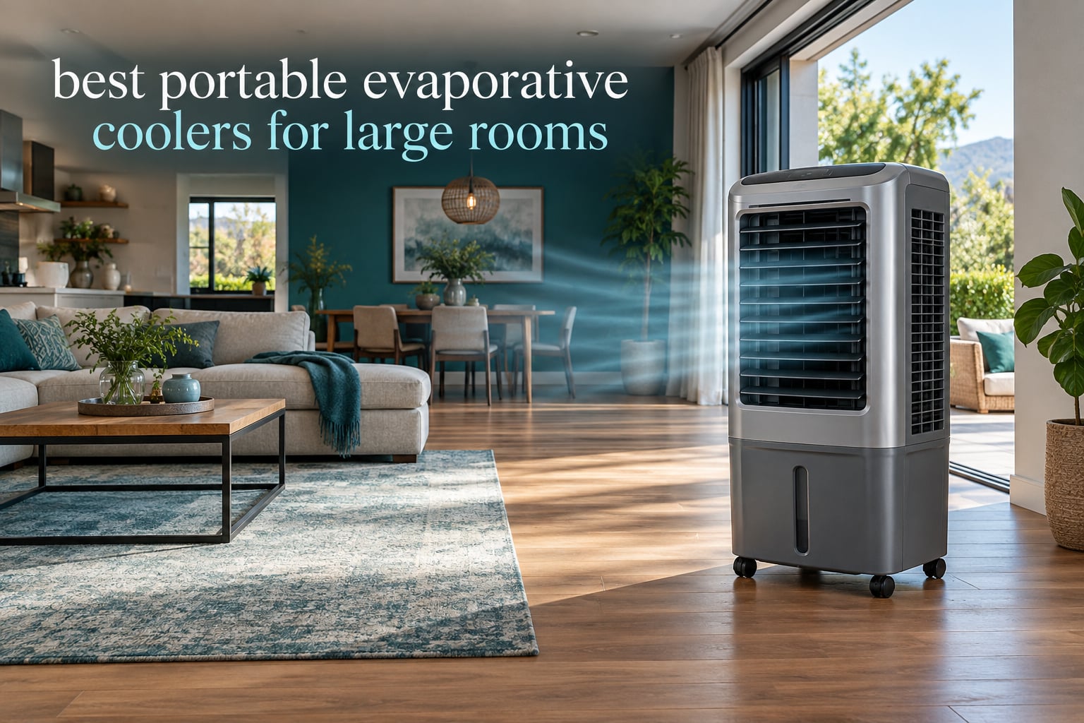 best portable evaporative coolers for large rooms