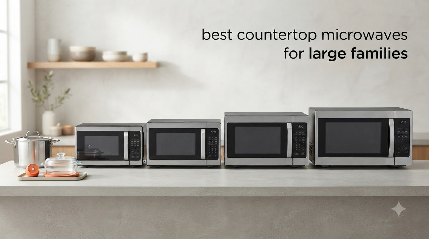 best countertop microwaves for large families