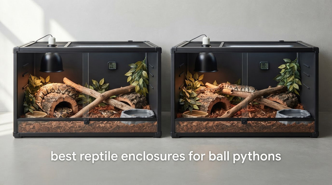 best reptile enclosures for ball pythons