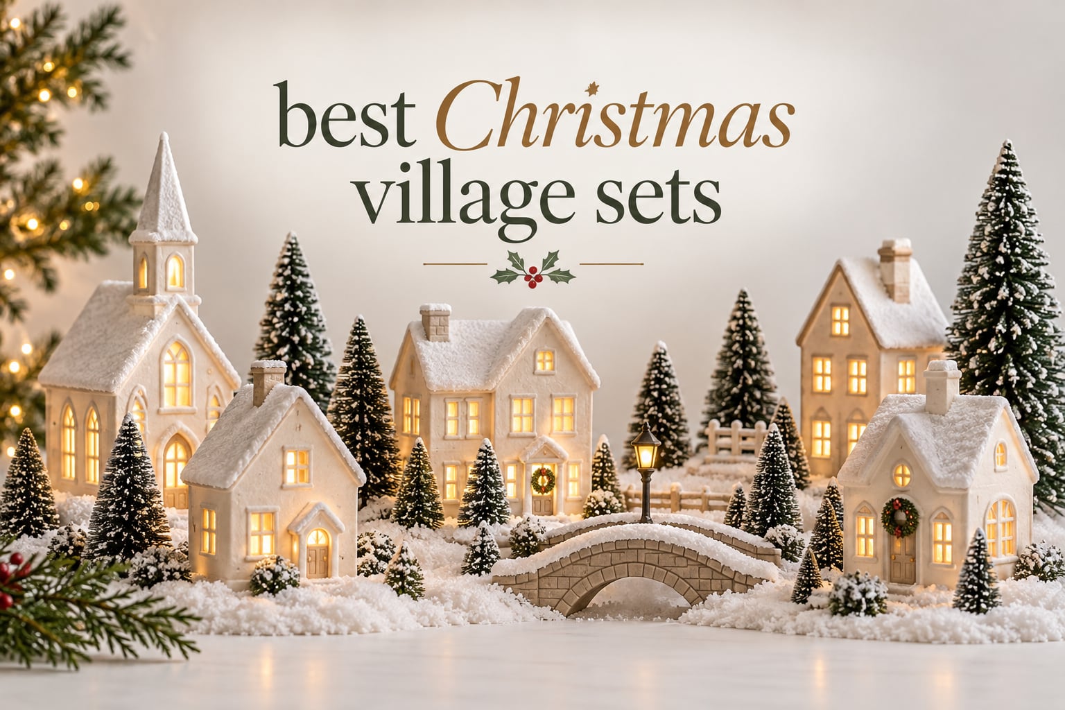 best Christmas village sets