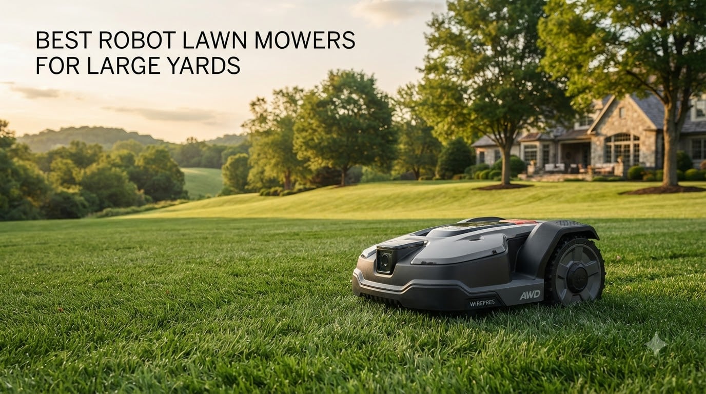 best robot lawn mowers for large yards