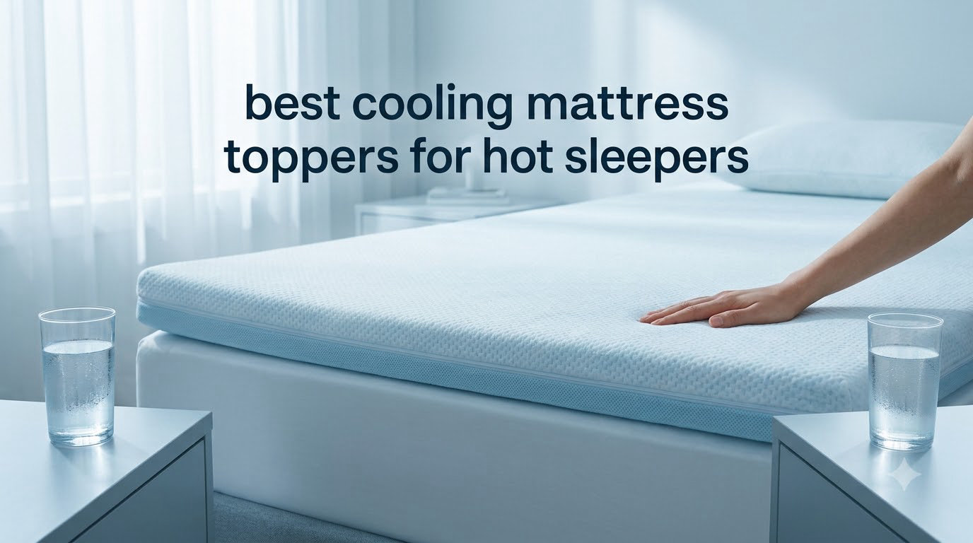 best cooling mattress toppers for hot sleepers