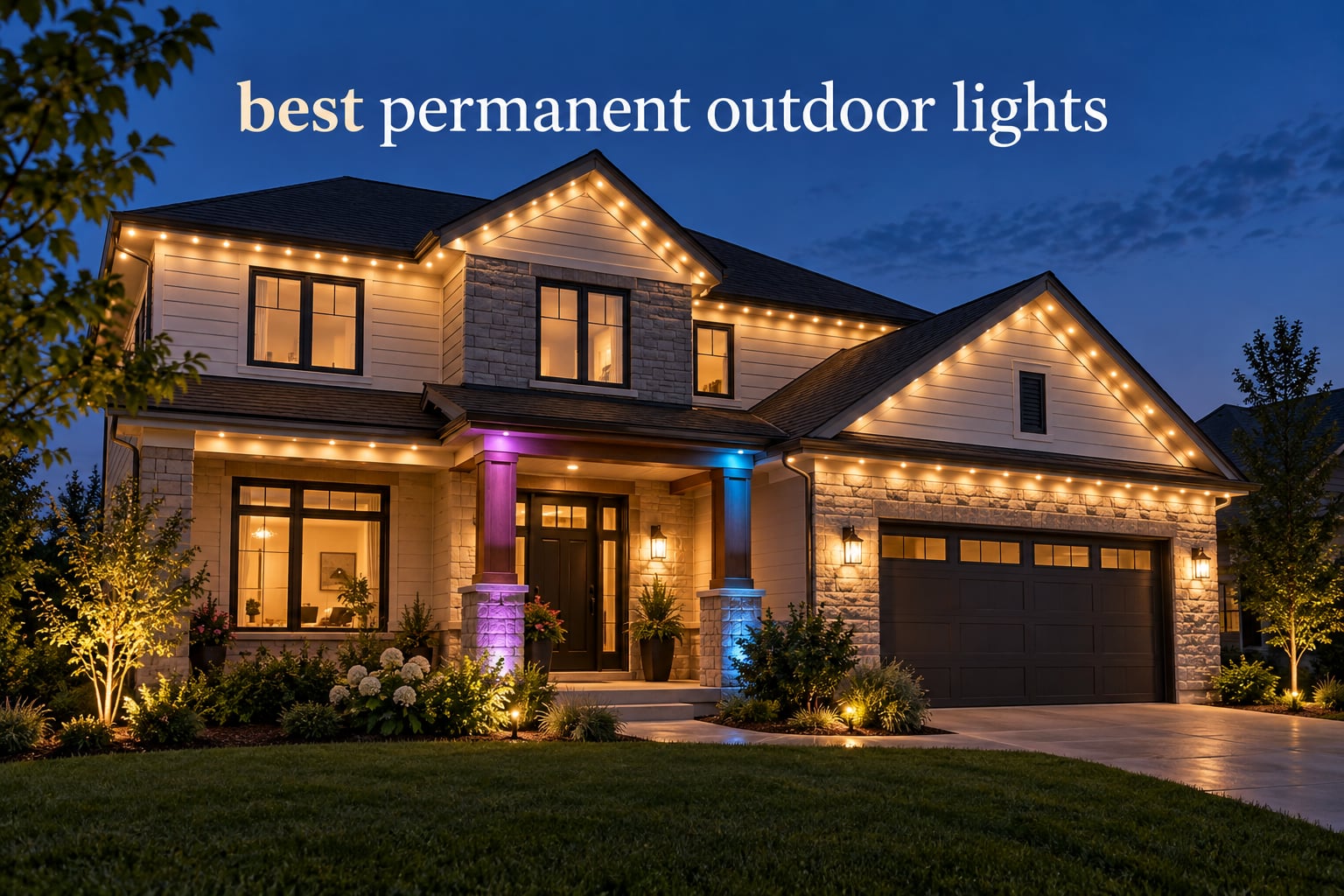 best permanent outdoor lights