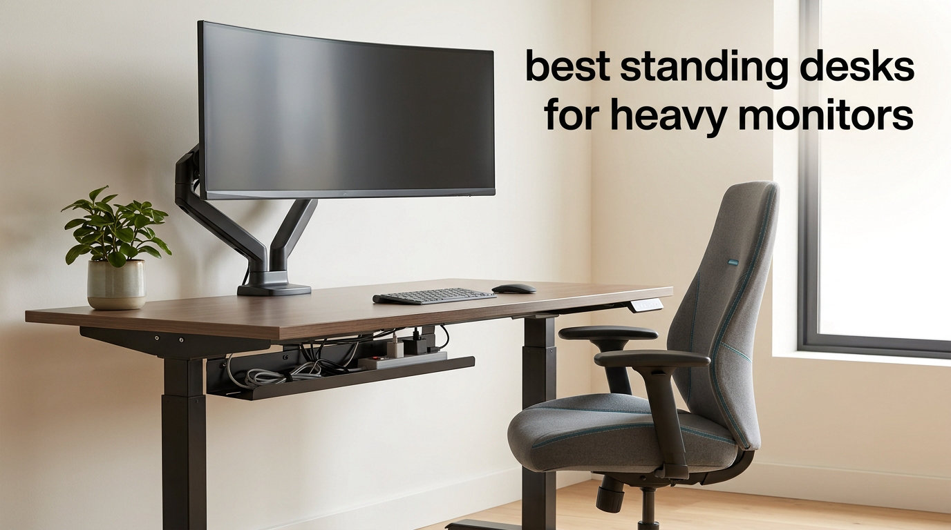 best standing desks for heavy monitors