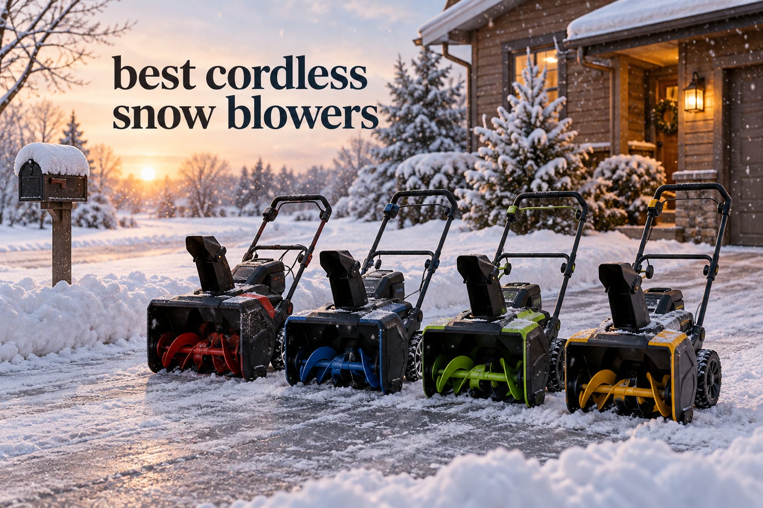 best cordless snow blowers