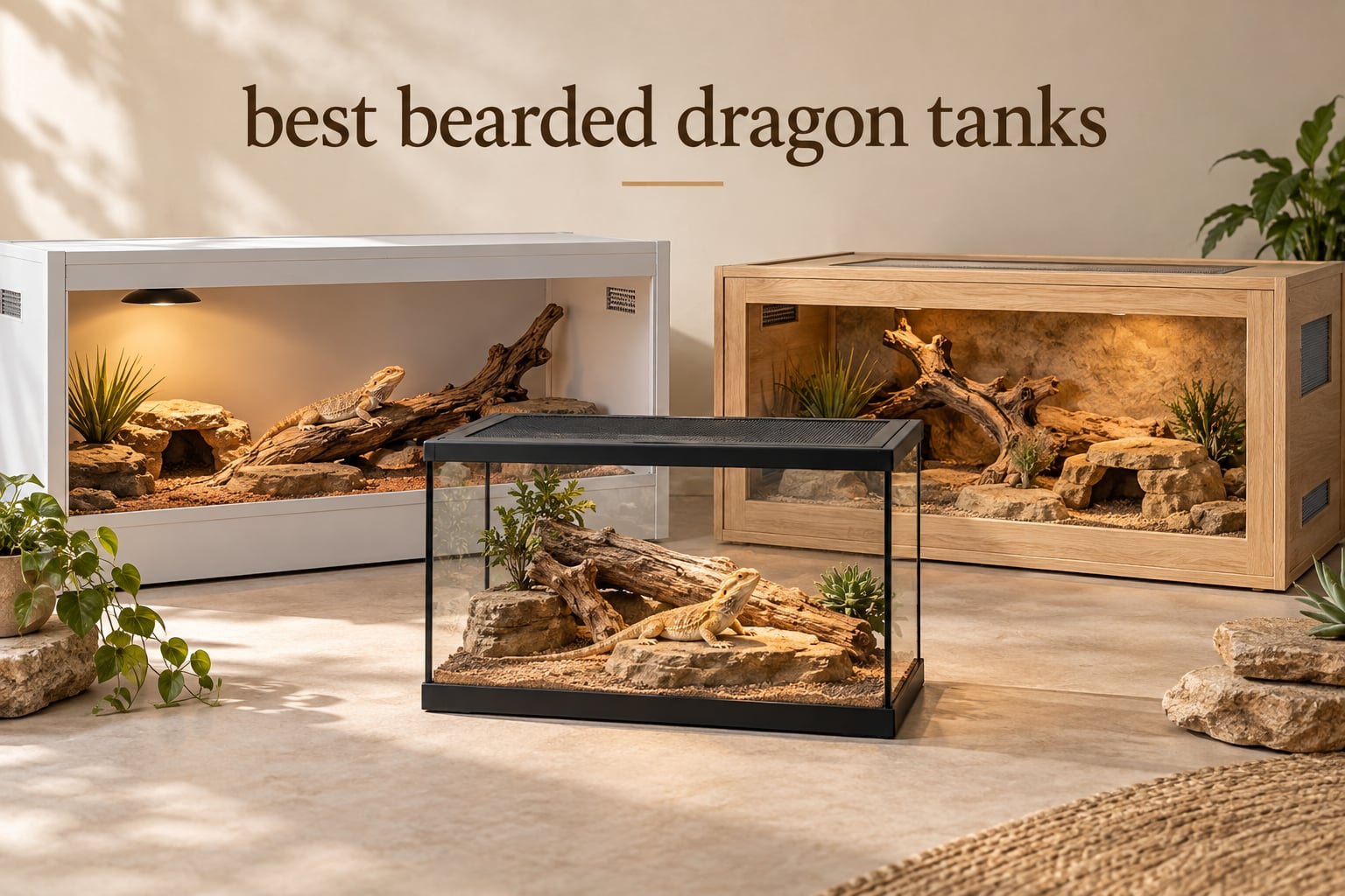 best bearded dragon tanks