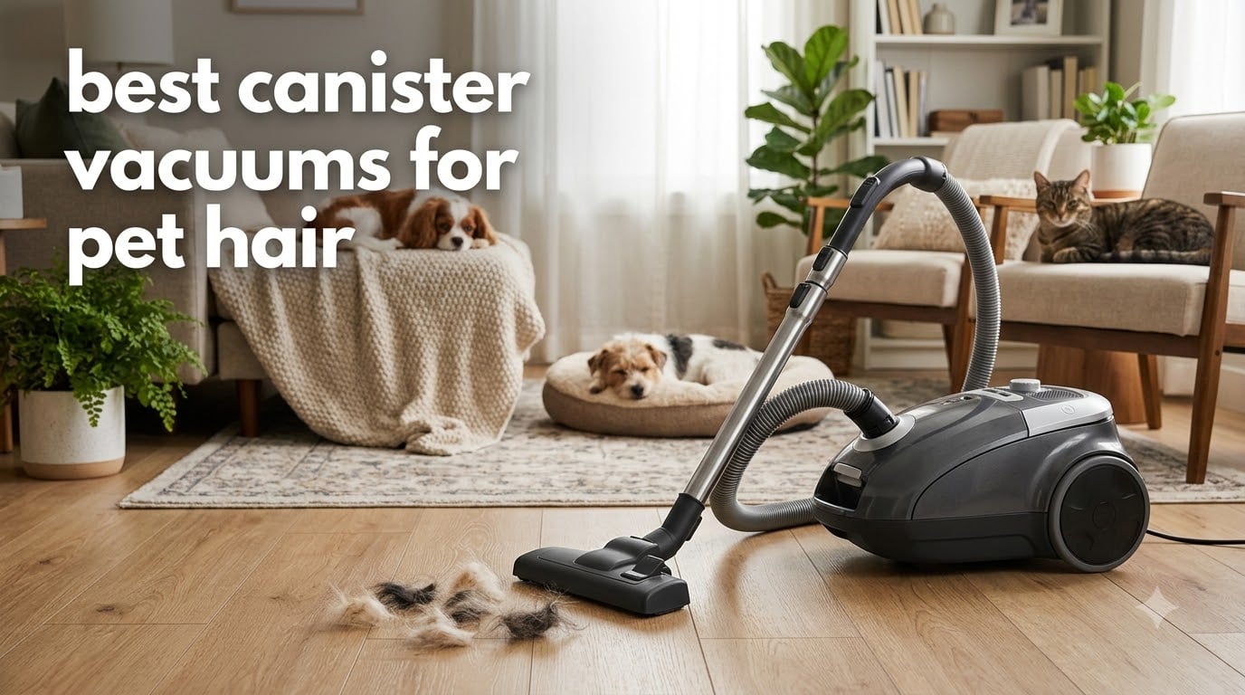 best canister vacuums for pet hair