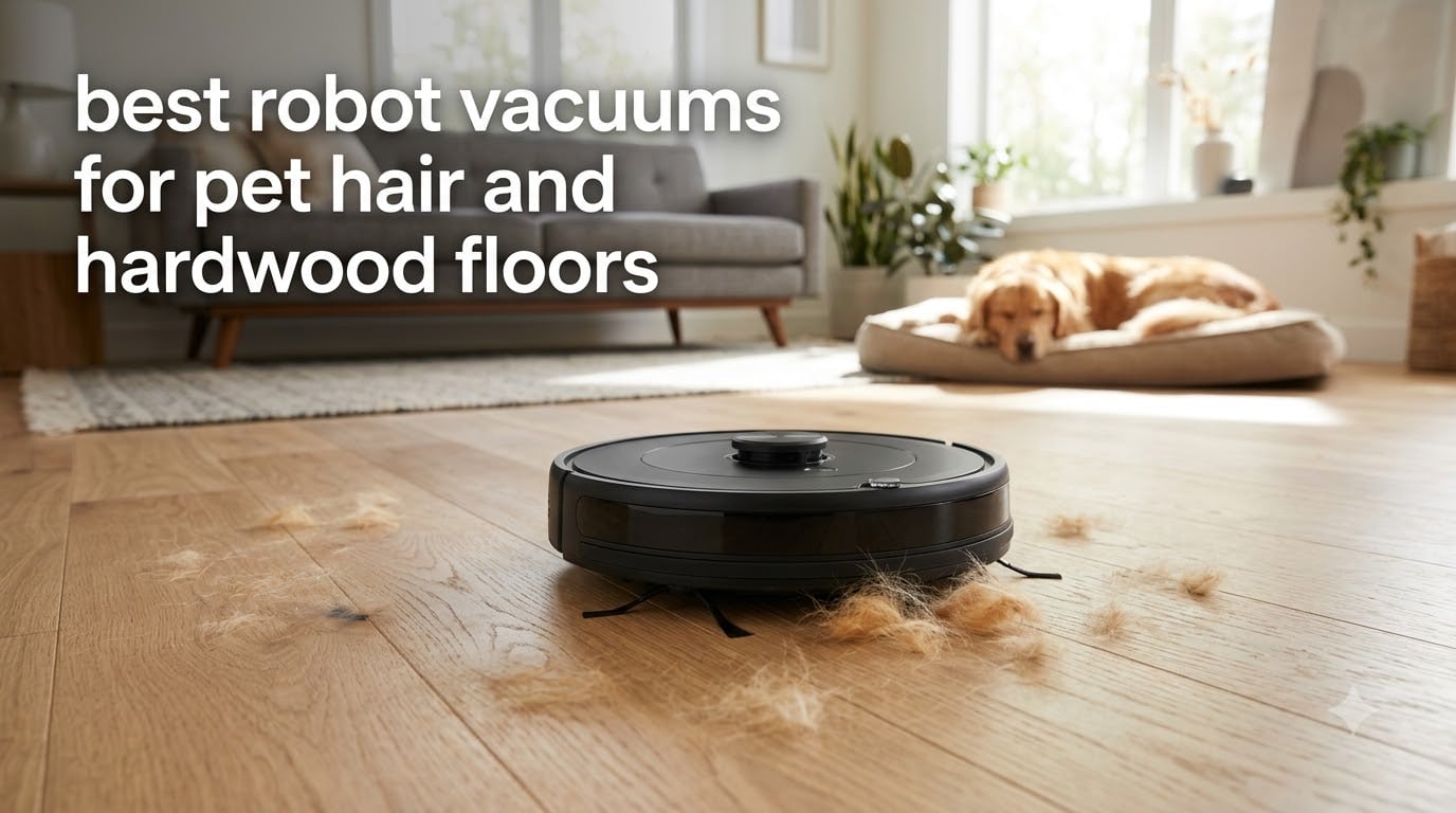 best robot vacuums for pet hair and hardwood floors
