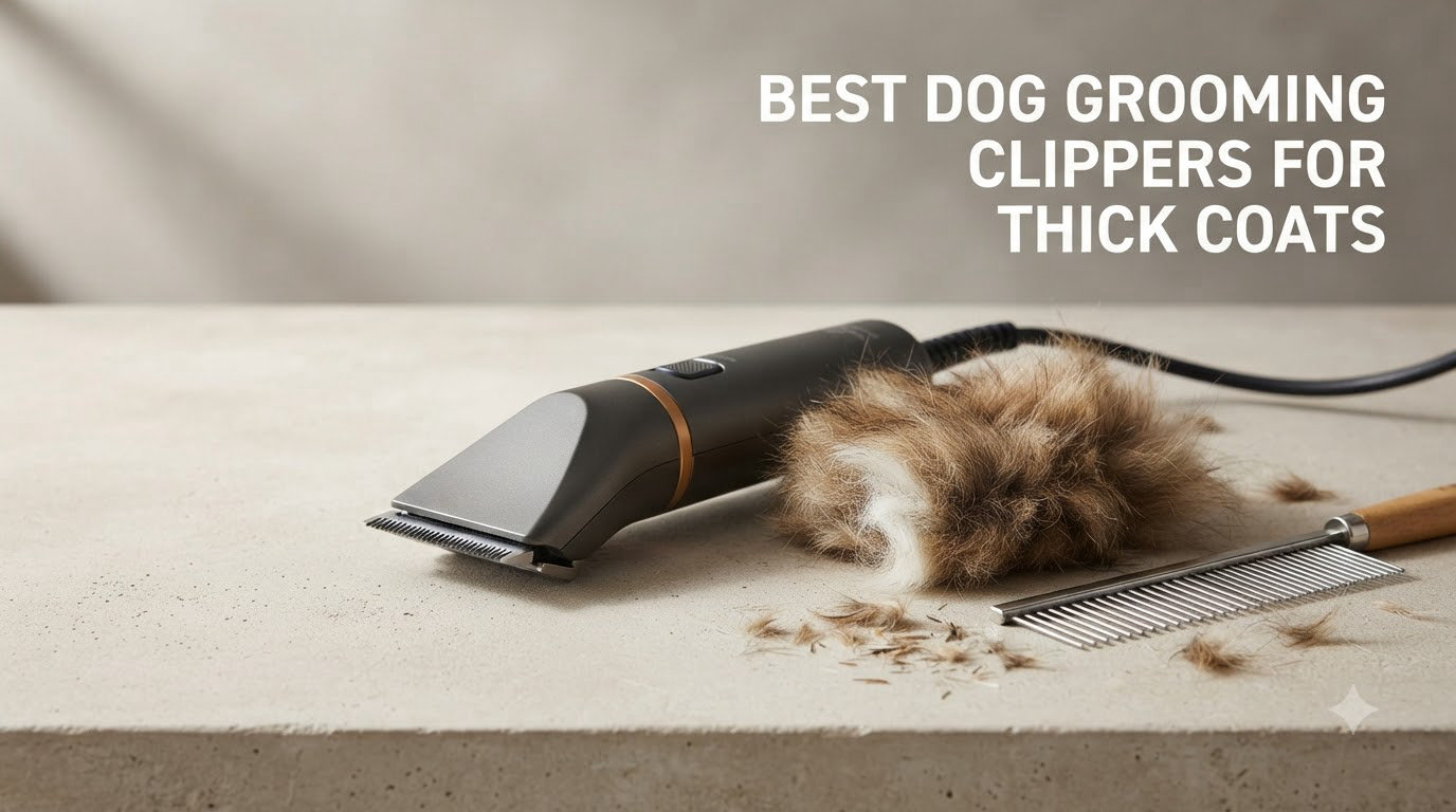 best dog grooming clippers for thick coats