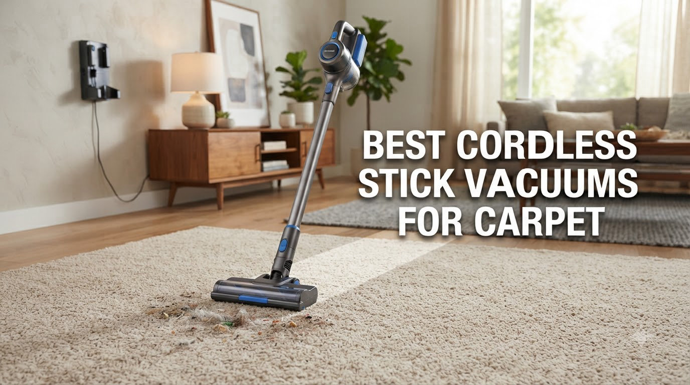 best cordless stick vacuums for carpet