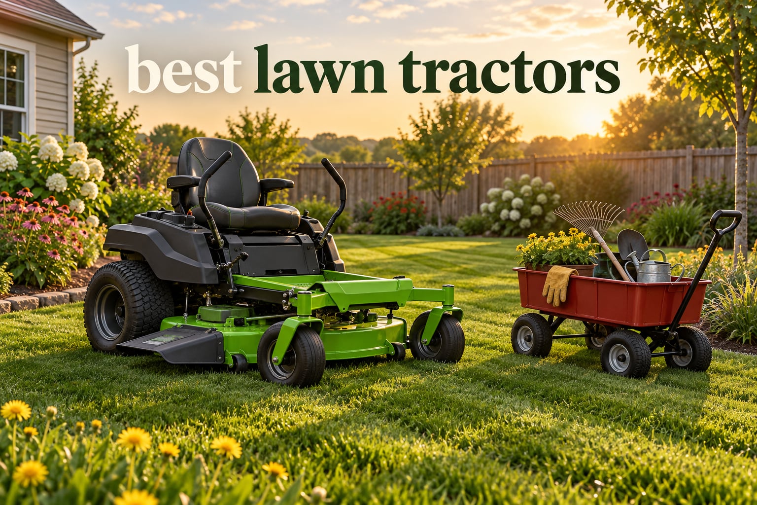 best lawn tractors