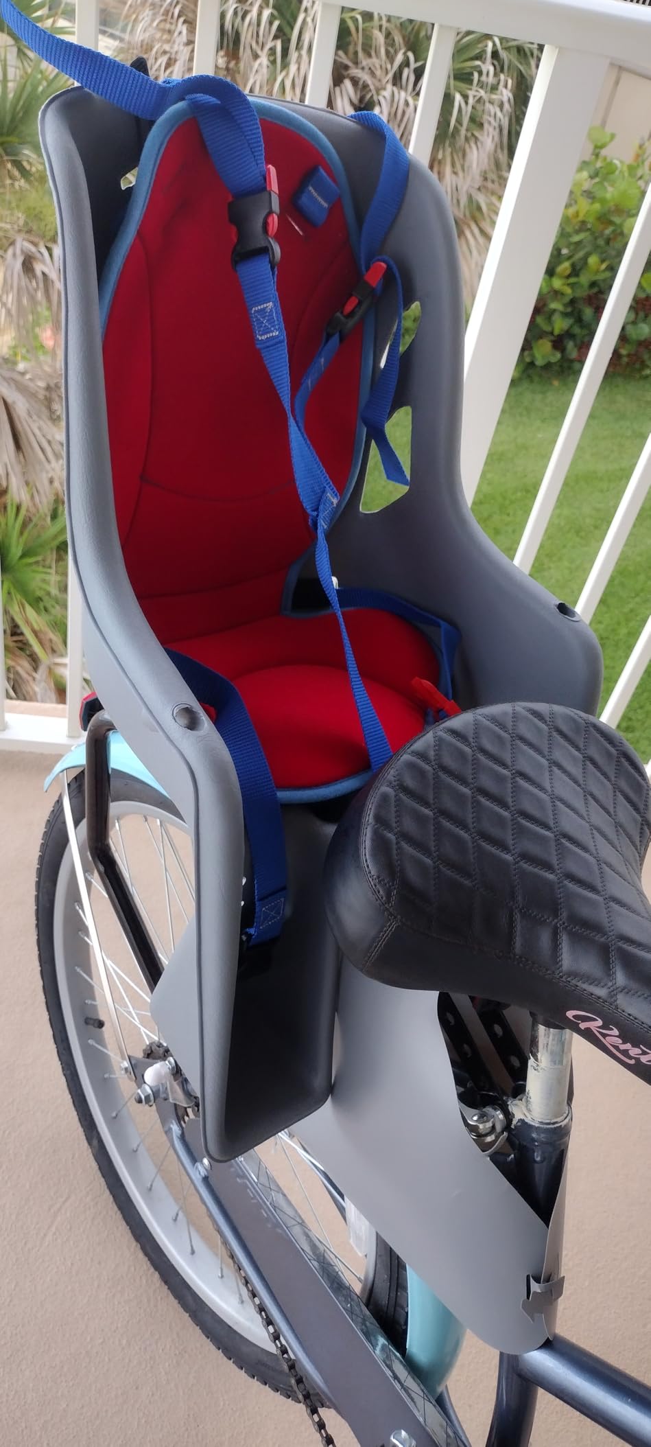 Bell Cocoon 300 Rear Mount Child Bike Seat — 5-Point Harness, Spoke Guard, Fits 26–27 in Bikes, Up to 40 lbs, Ages 1+ customer photo 2