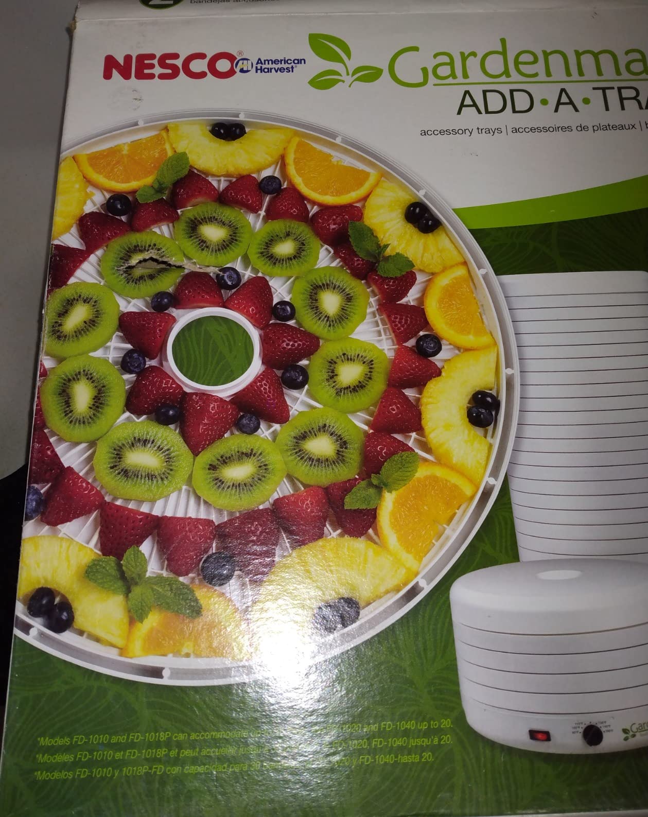 NESCO FD-1018A Gardenmaster Pro Food Dehydrator, 8-Tray White customer photo 2