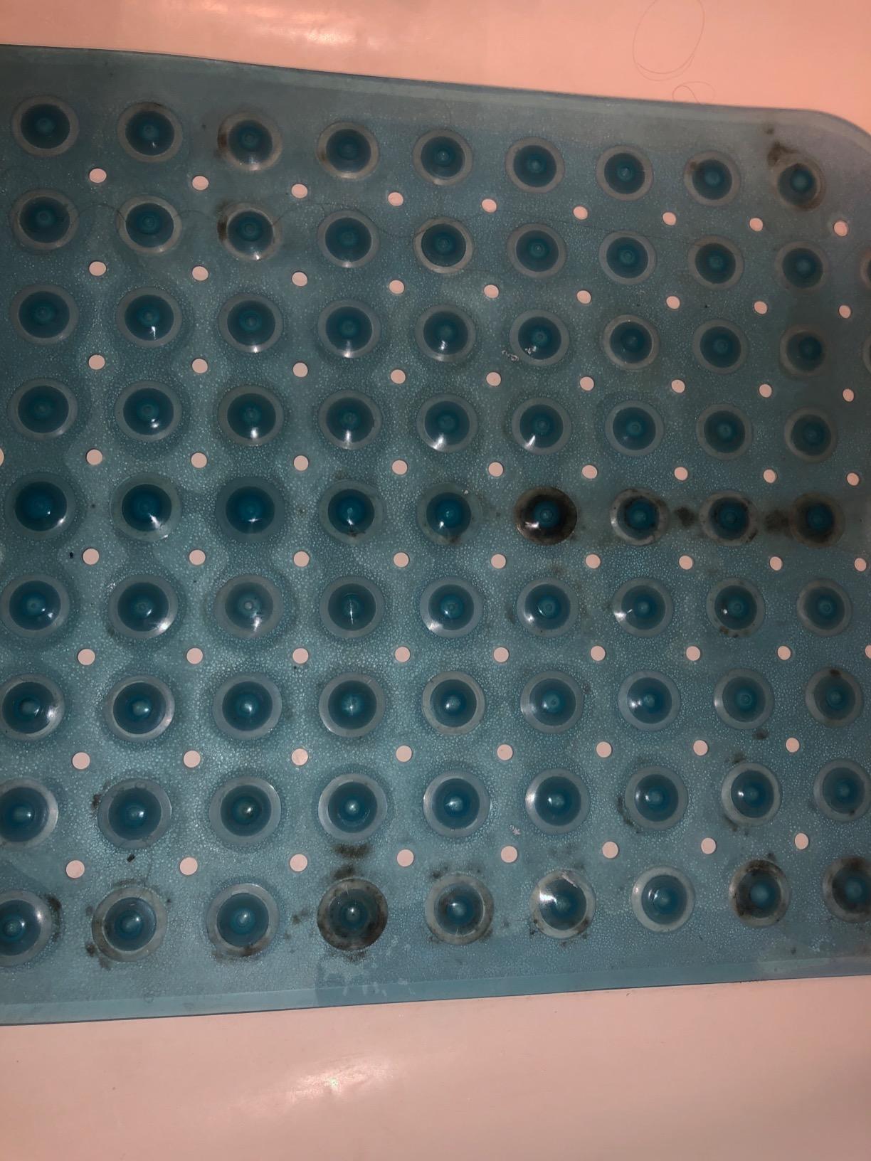Yimobra White Non Slip Bath Mat for Tub 40x16, Extra Long Bath Tub Mat customer photo 2