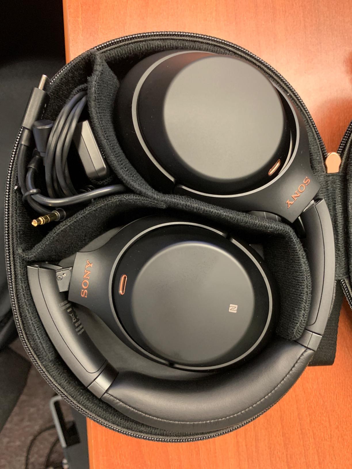 SONY WH1000XM3 Bluetooth Wireless Noise Canceling Headphones, Black WH-1000XM3/B (Renewed) customer photo 2