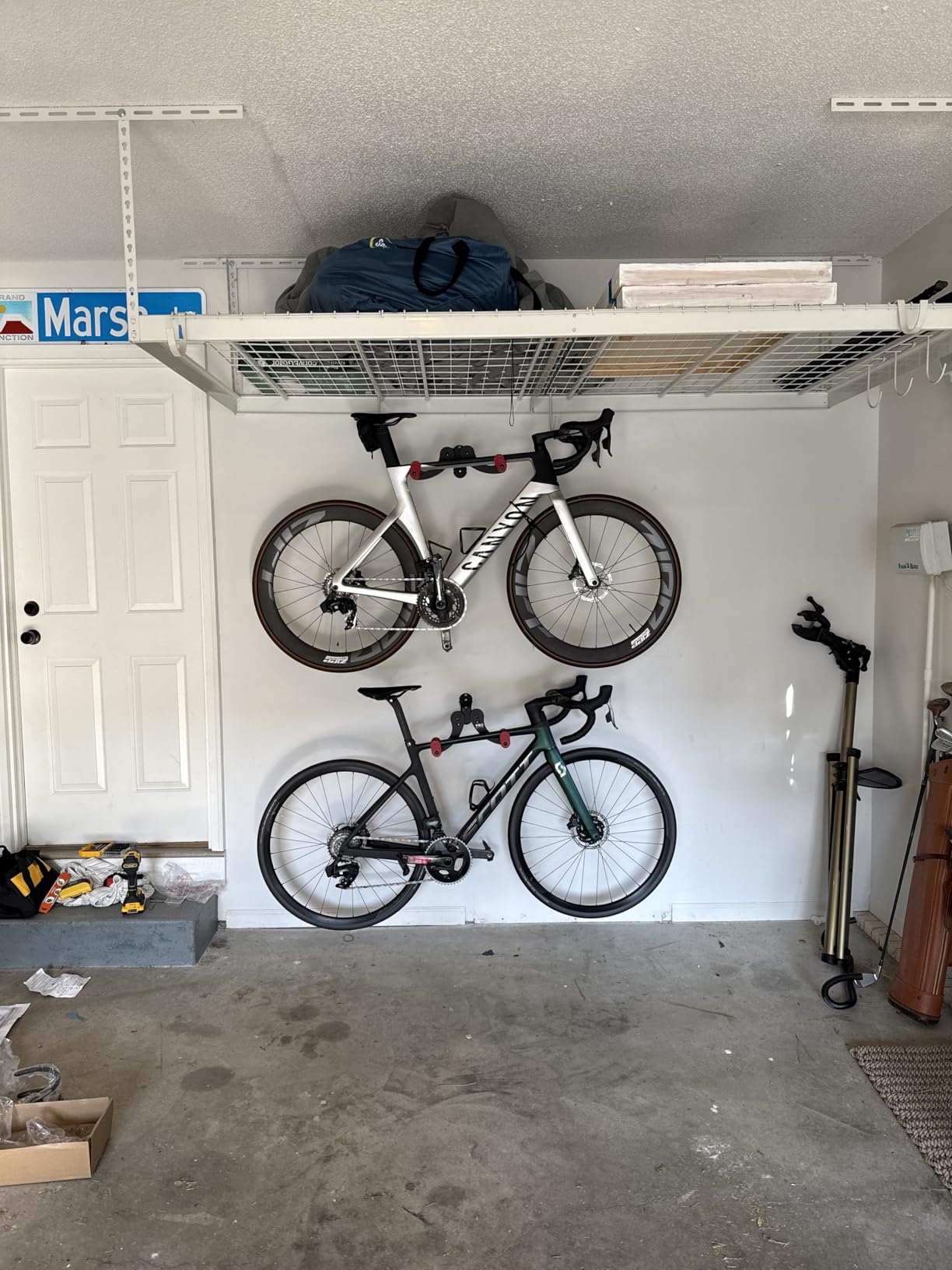 PRO BIKE TOOL Bike Rack for Garage Wall Mount - Horizontal Bike Storage customer photo 1