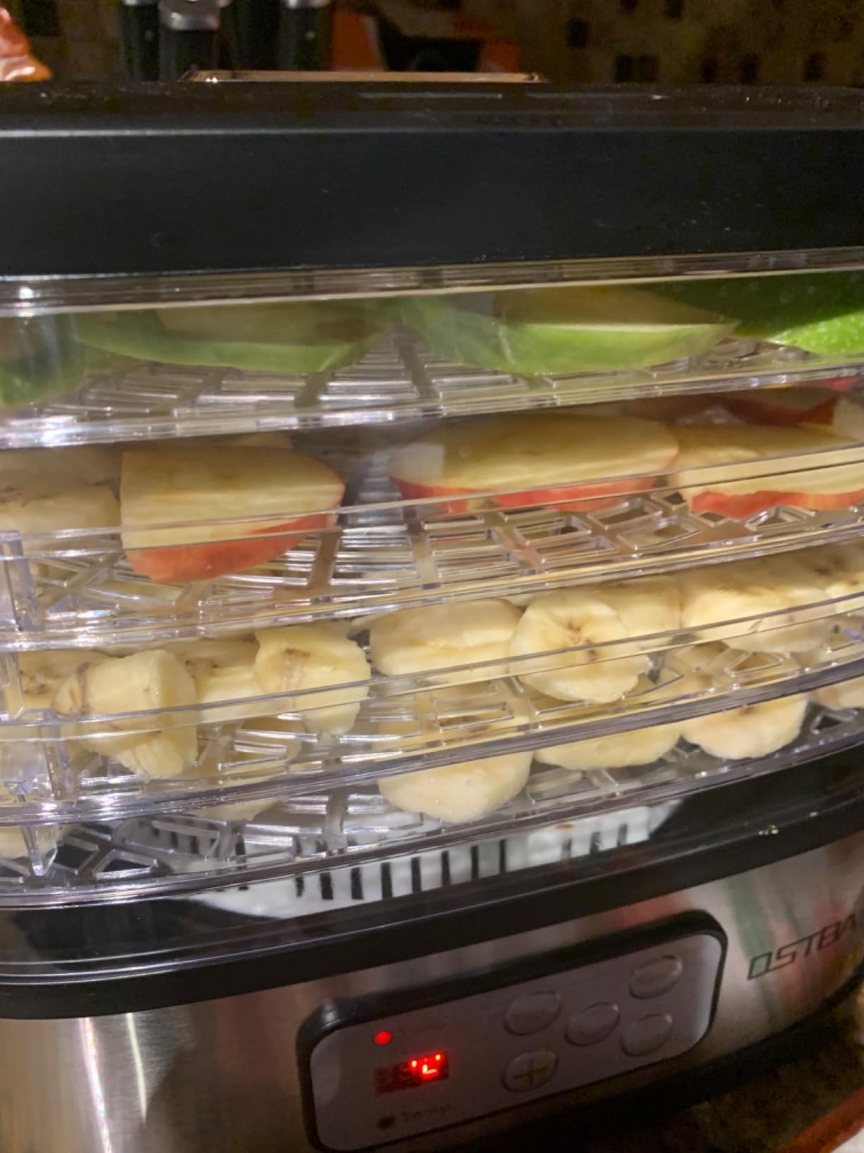 OSTBA Food Dehydrator, 5 Trays, 240W Dryer for Jerky, Fruit & Snacks customer photo 1