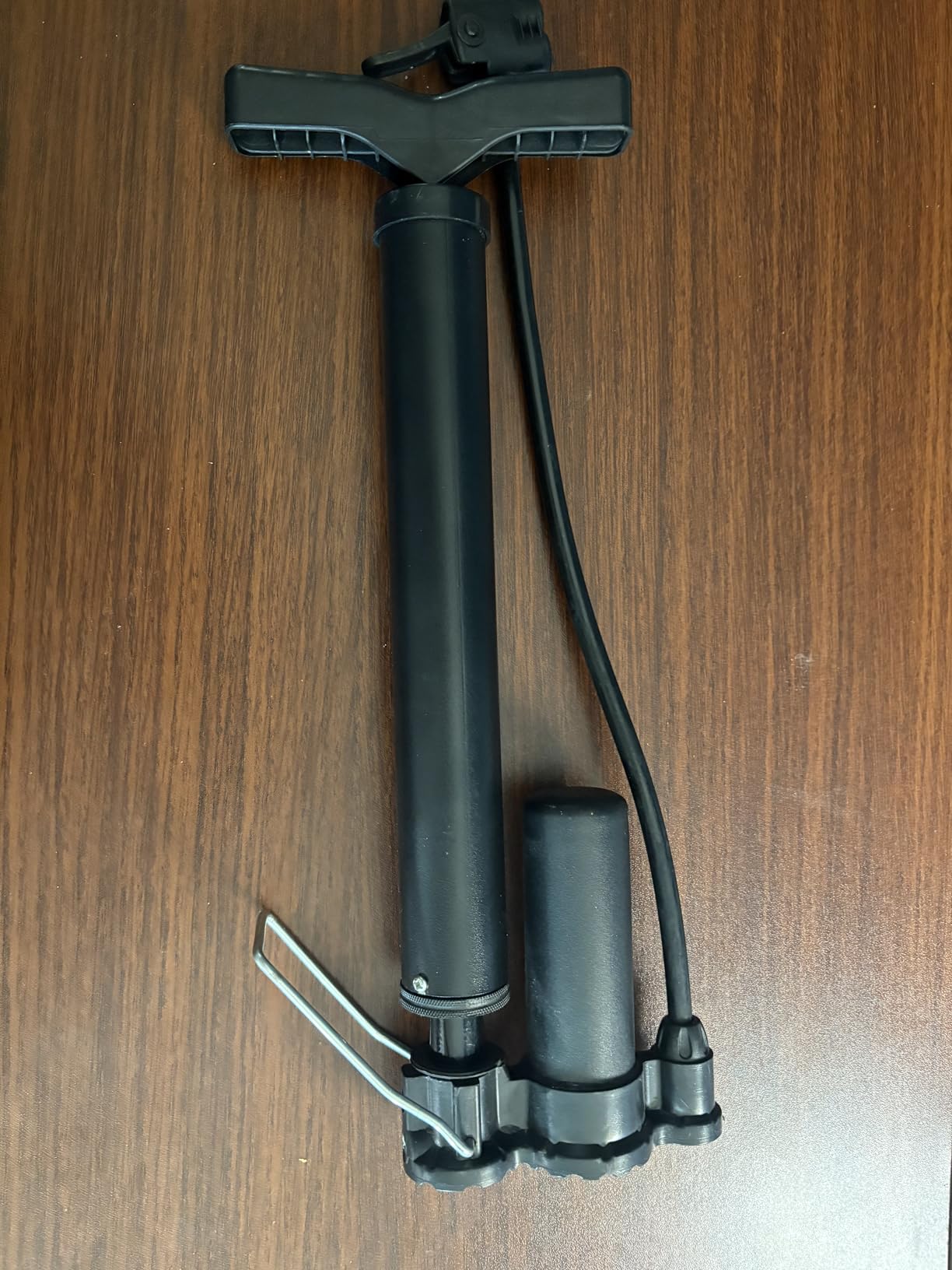 Bike Floor Pump, Bicycle Pump with Dual Presta & Schrader Valve Head, High Pressure Bicycle Tire Inflator, Portable Hand Air Pump for Road & Mountain Bikes, Strollers and Balls customer photo 1