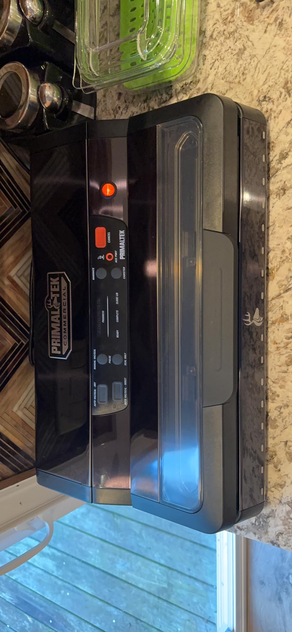 15” Commercial Grade Vacuum Sealer – User Friendly for Food Preservation, 28inHg (95KPa) Vacuum Pressure – Double Seal Bar, Auto Cooling System, Smart Heat Technology, Built-In Bag Storage customer photo 2