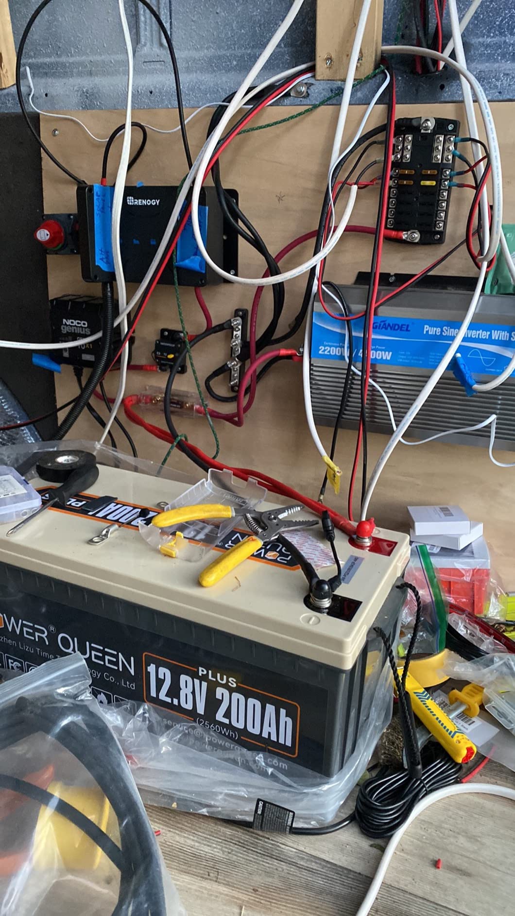 Power Queen 12V 200Ah PLUS LiFePO4 Lithium Battery with 200A BMS for RV customer photo 1