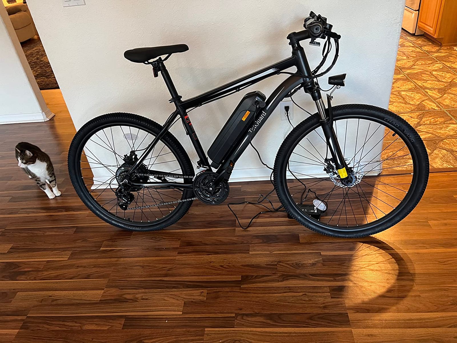 Wooken Electric Bike for Adults with 500W Motor, 27.5'' Ebike with 48V 499WH Removable Battery, Up to 55Miles Electric Mountain Bike, 19.8MPH Adults Electric Bicycle with LCD Display, 21 Speed customer photo 1