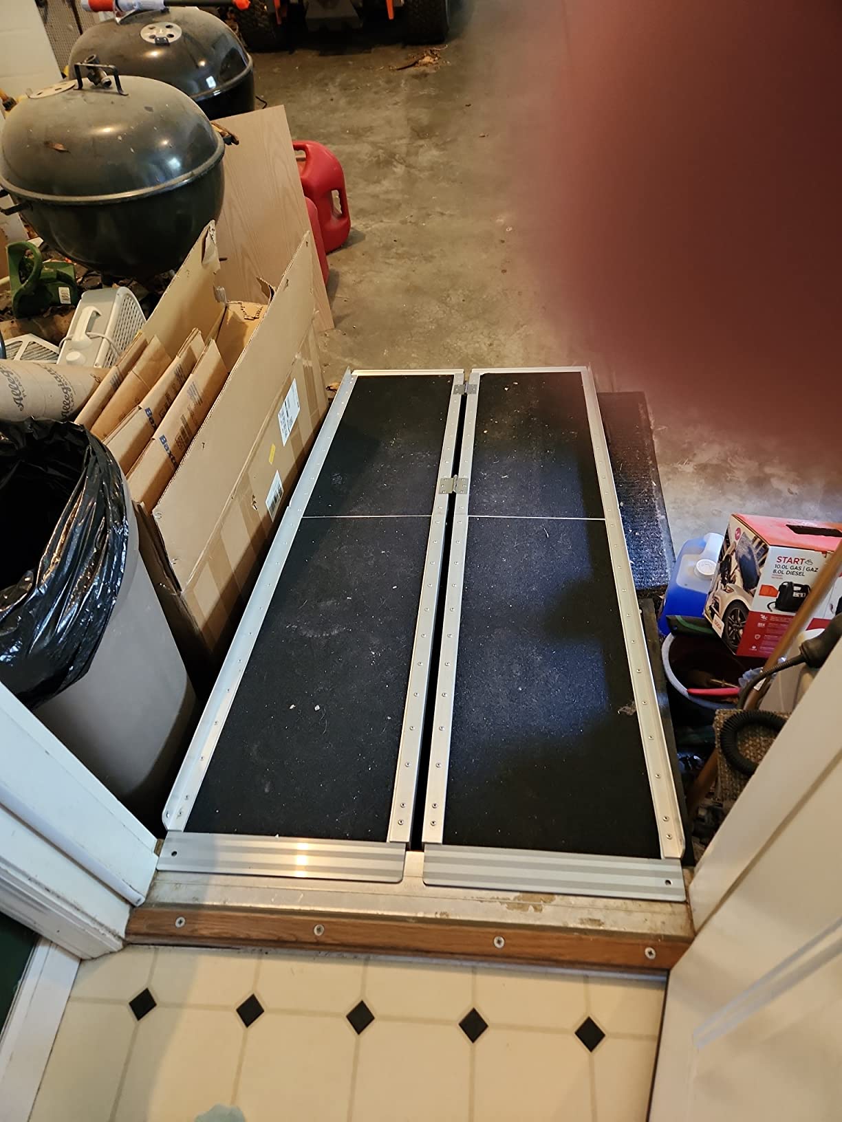 3FT Portable Wheelchair Ramp, Threshold Ramps for Home Steps Doorways customer photo 1