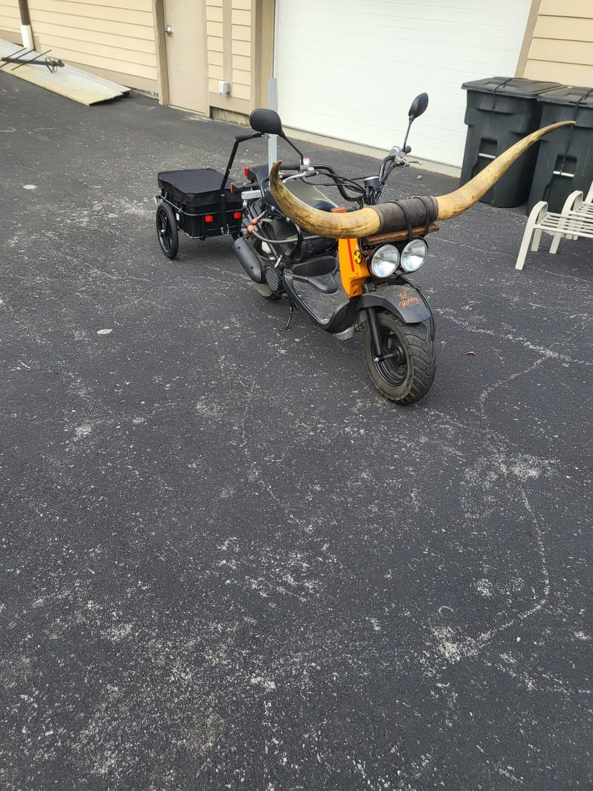 PEXMOR Bike Cargo Trailer with Removable Box & Waterproof Cover, Bicycle Wagon Trailers with 16