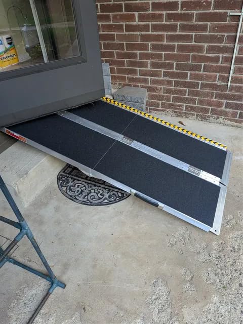 VNN Portable Wheelchair Ramp 4FT, Non-Slip Ramps for Wheelchairs for Home customer photo 1