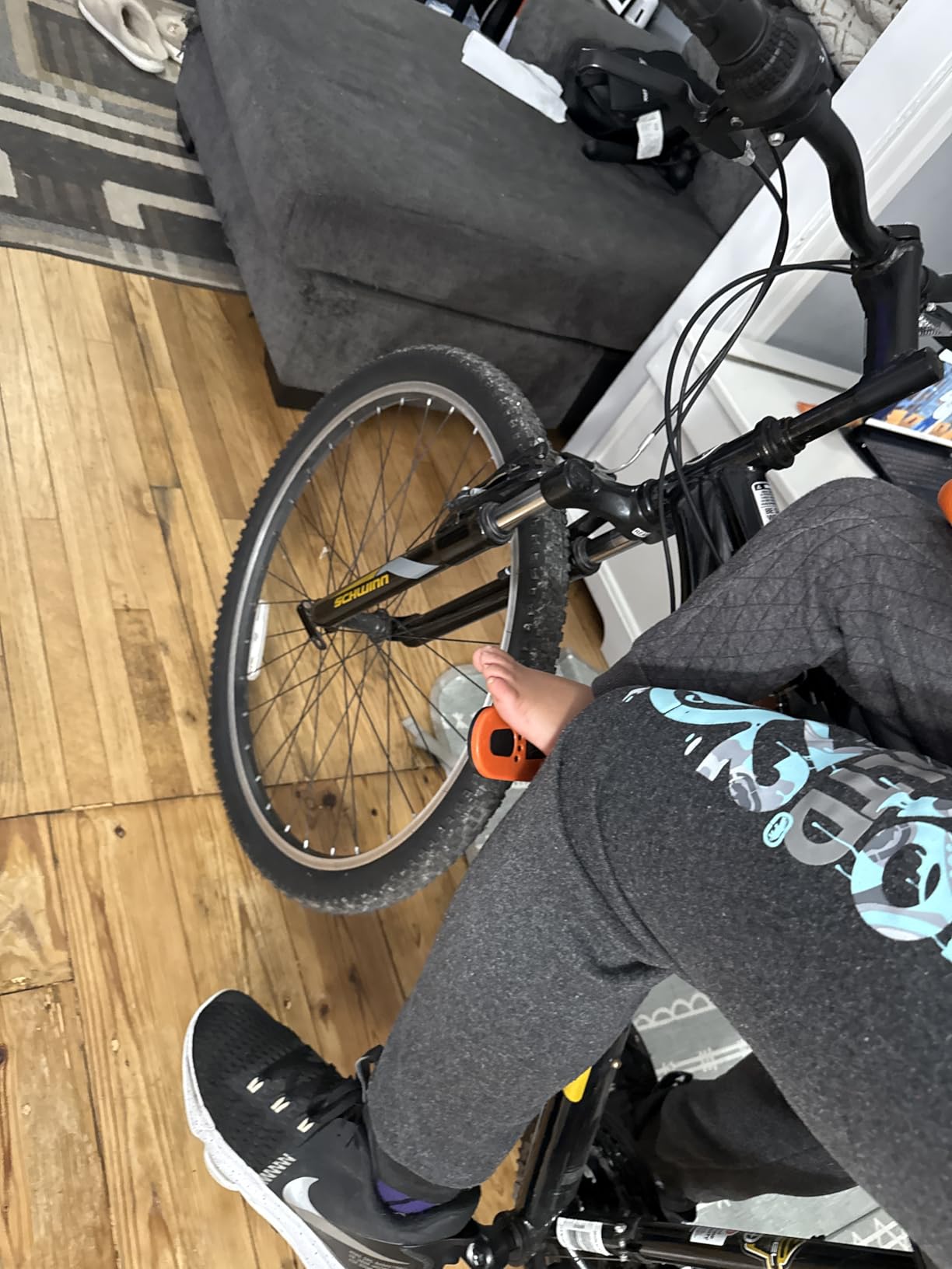 Child Bike Seat for Adult Bike,Retractable Baby Bike Seat Front Mounted for Children 2-6 Years Old customer photo 2