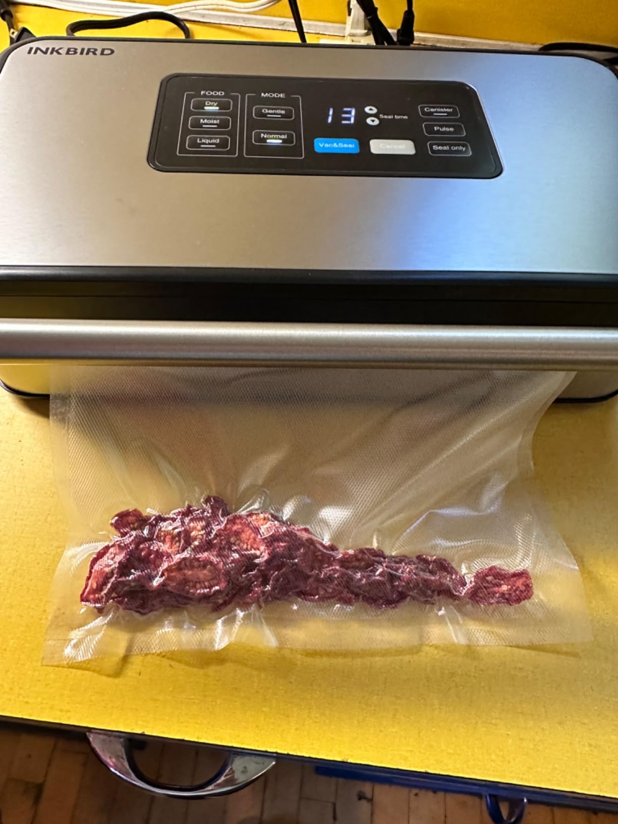 INKBIRD Pro Vacuum Sealer Machine INK-VS04, 160W Dual Pump, Liquid Mode customer photo 2