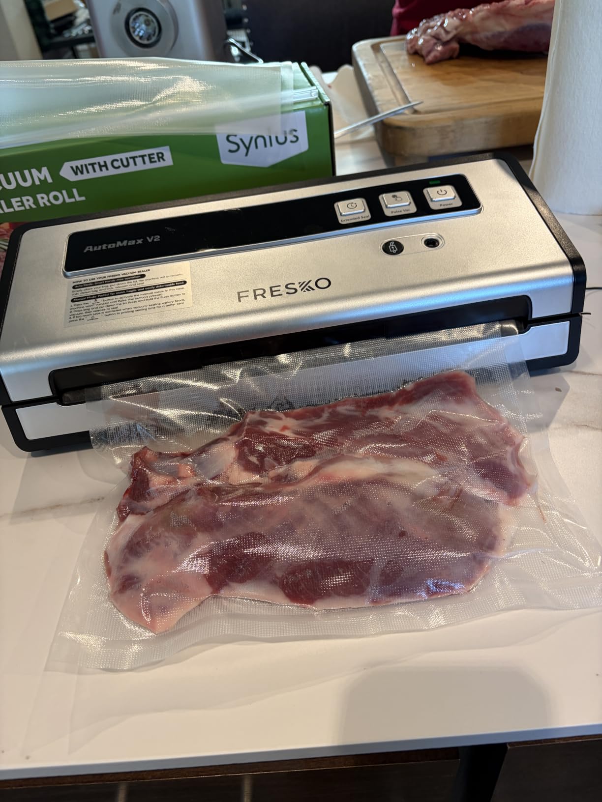 FRESKO Vacuum Sealer Machine with Automatic Bag Detection, Compact Design customer photo 2