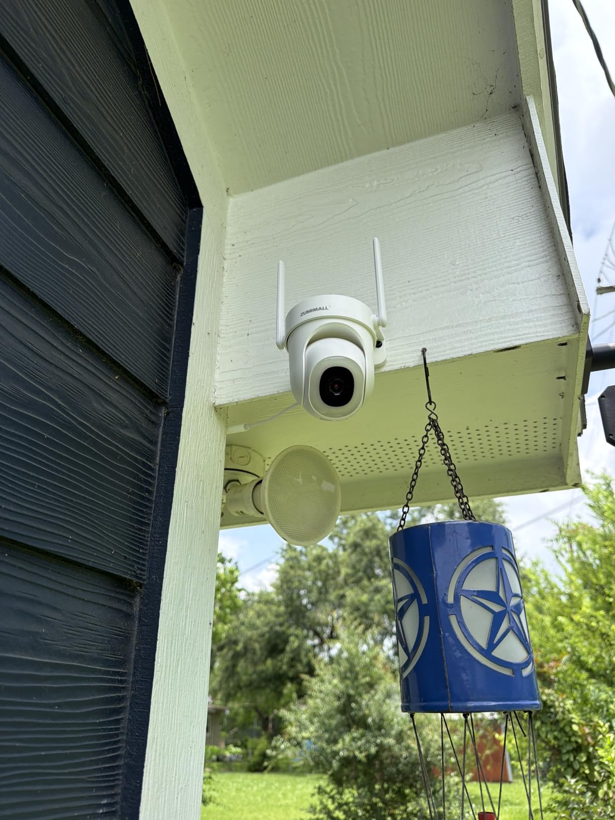 ZUMIMALL 2K WiFi Outdoor Security Camera, Plug-in, 360° PTZ Auto Tracking customer photo 2