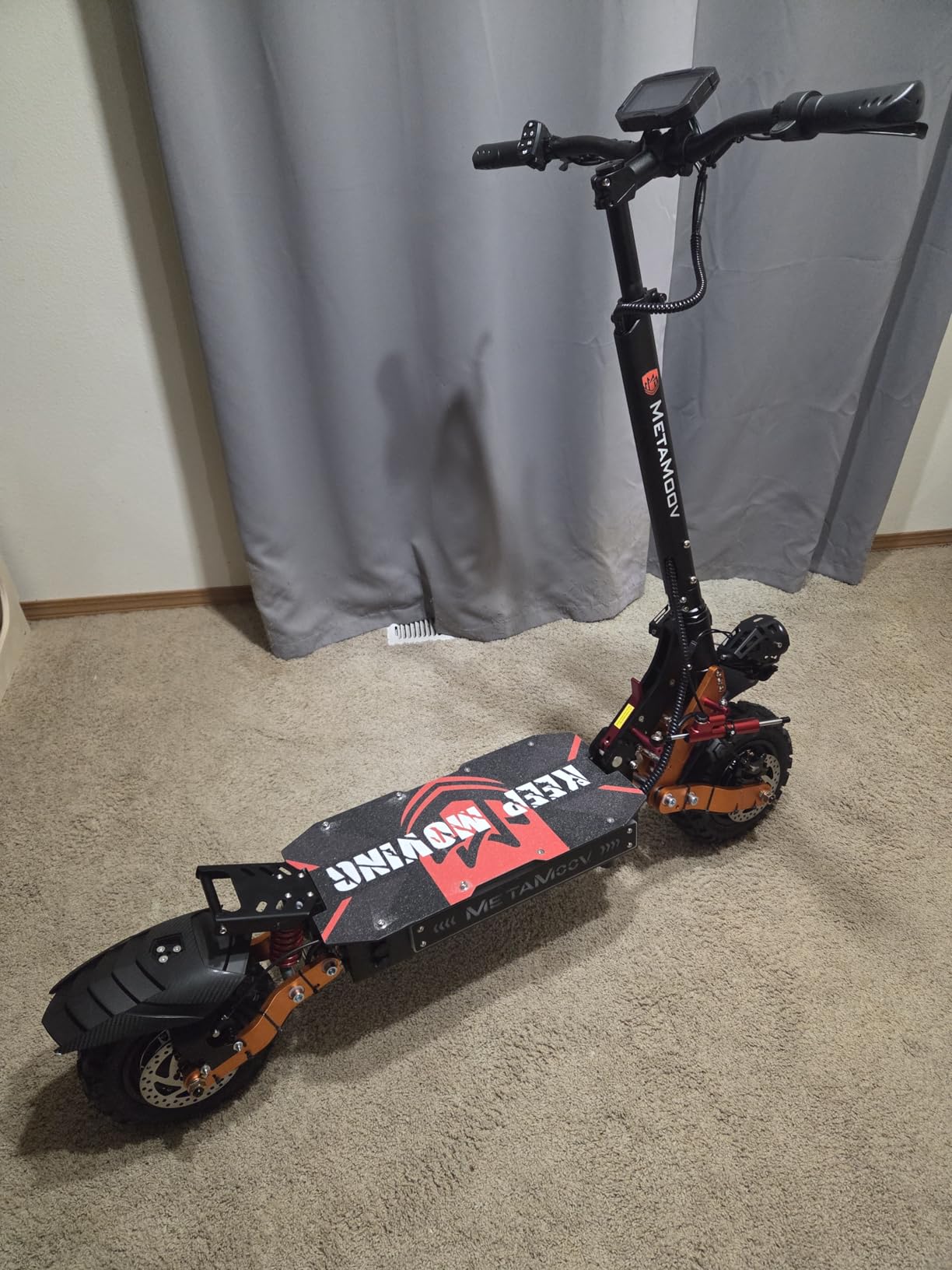 ZO01 Plus Electric Scooter, 6000W Dual Motor 55 MPH, 60 Mile Range customer photo 1