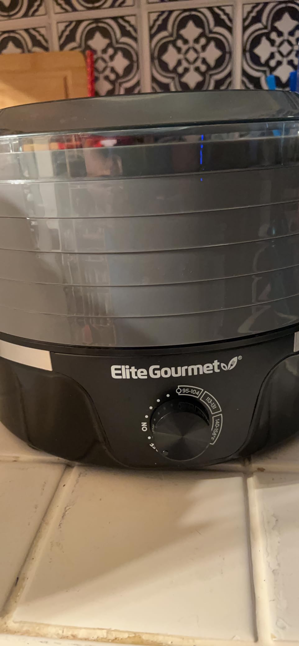 Elite Gourmet 5-Tray Digital Food Dehydrator, Stainless Steel, Keep Warm customer photo 2