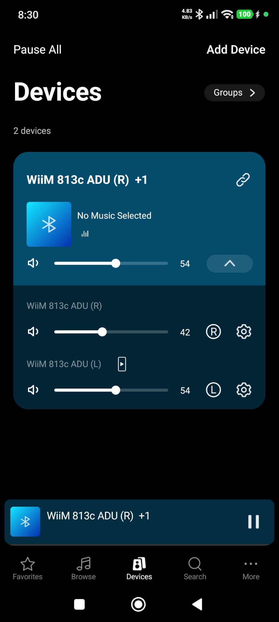 WiiM Sound Smart Speaker with Hi-Res Audio, WiFi and Touchscreen, Black customer photo 1
