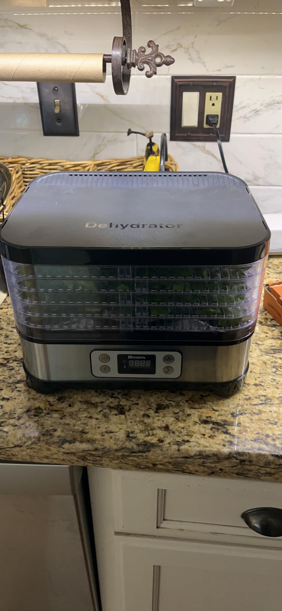 Homdox Food Dehydrator, 14 Stainless Steel Trays with 12.7 ft² Drying Space customer photo 2