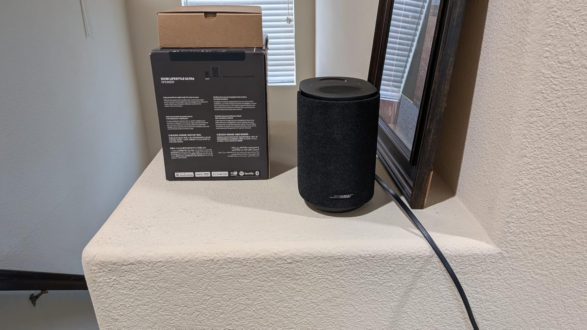 Bose Stereo Music Set (2 Lifestyle Ultra Speakers), Wireless Home Speakers, TrueSpatial Audio, CleanBass, AirPlay & Google Cast, Black customer photo 1