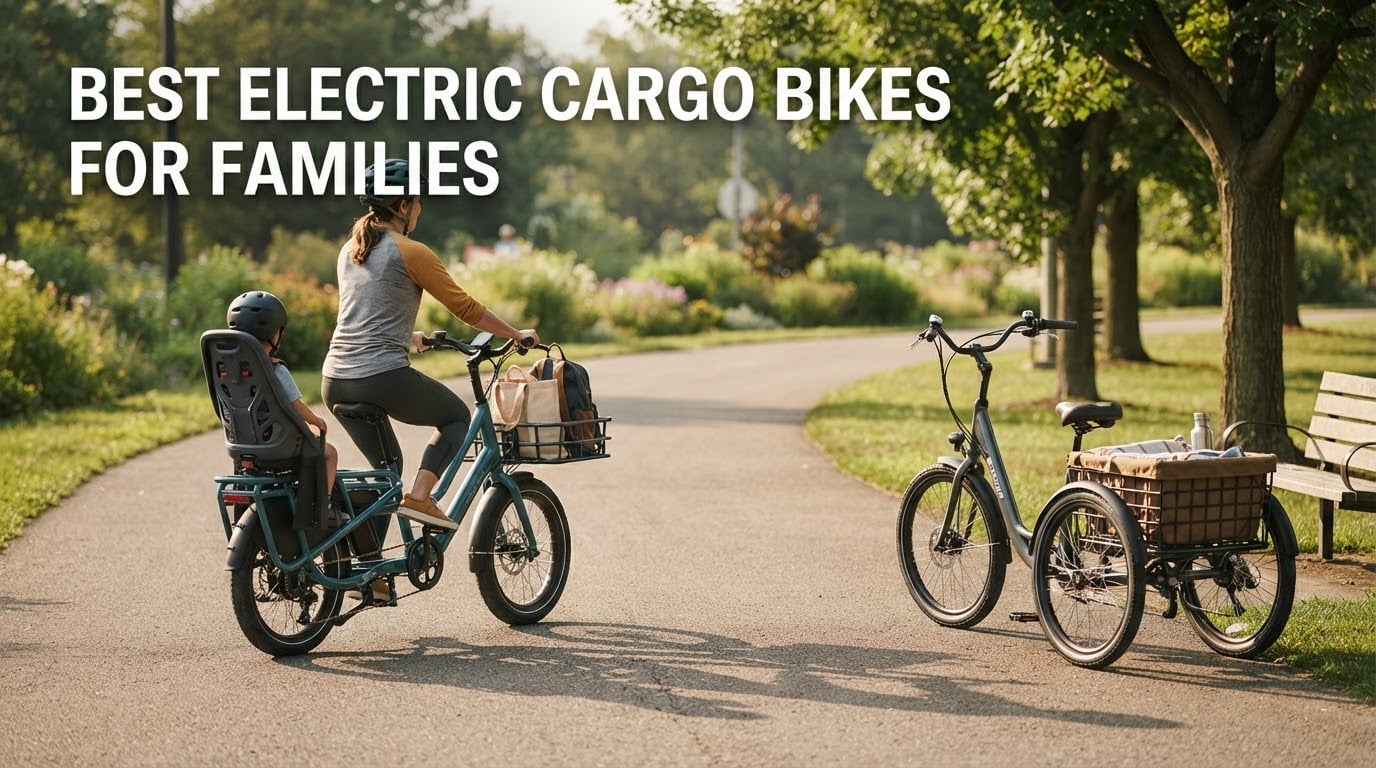 best electric cargo bikes for families