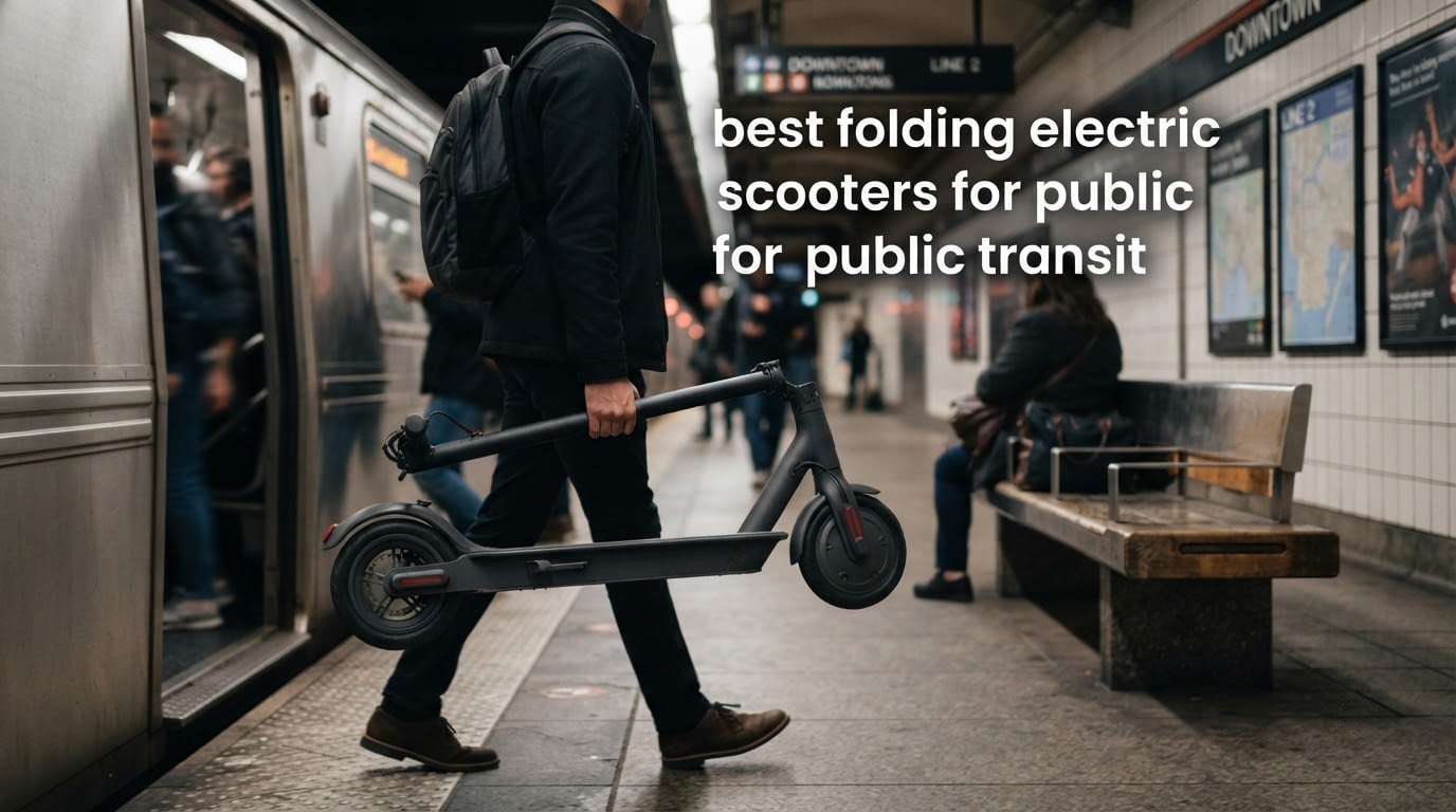 best folding electric scooters for public transit